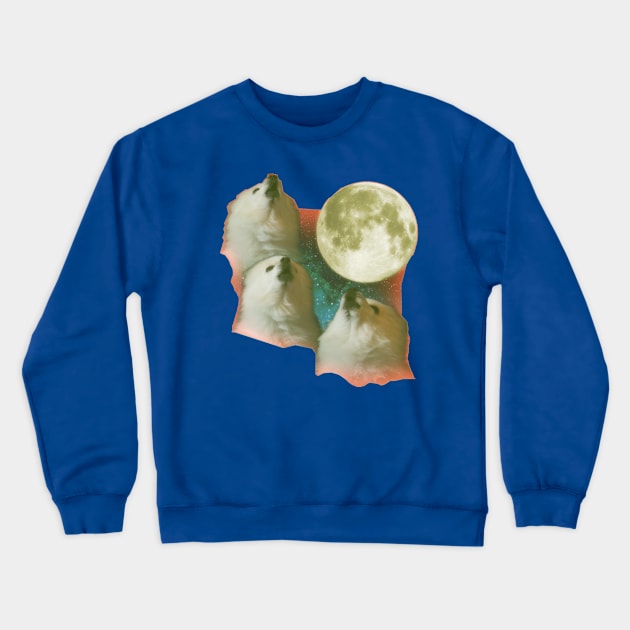 Gabe The Dog Moon Crewneck Sweatshirt by IIK86